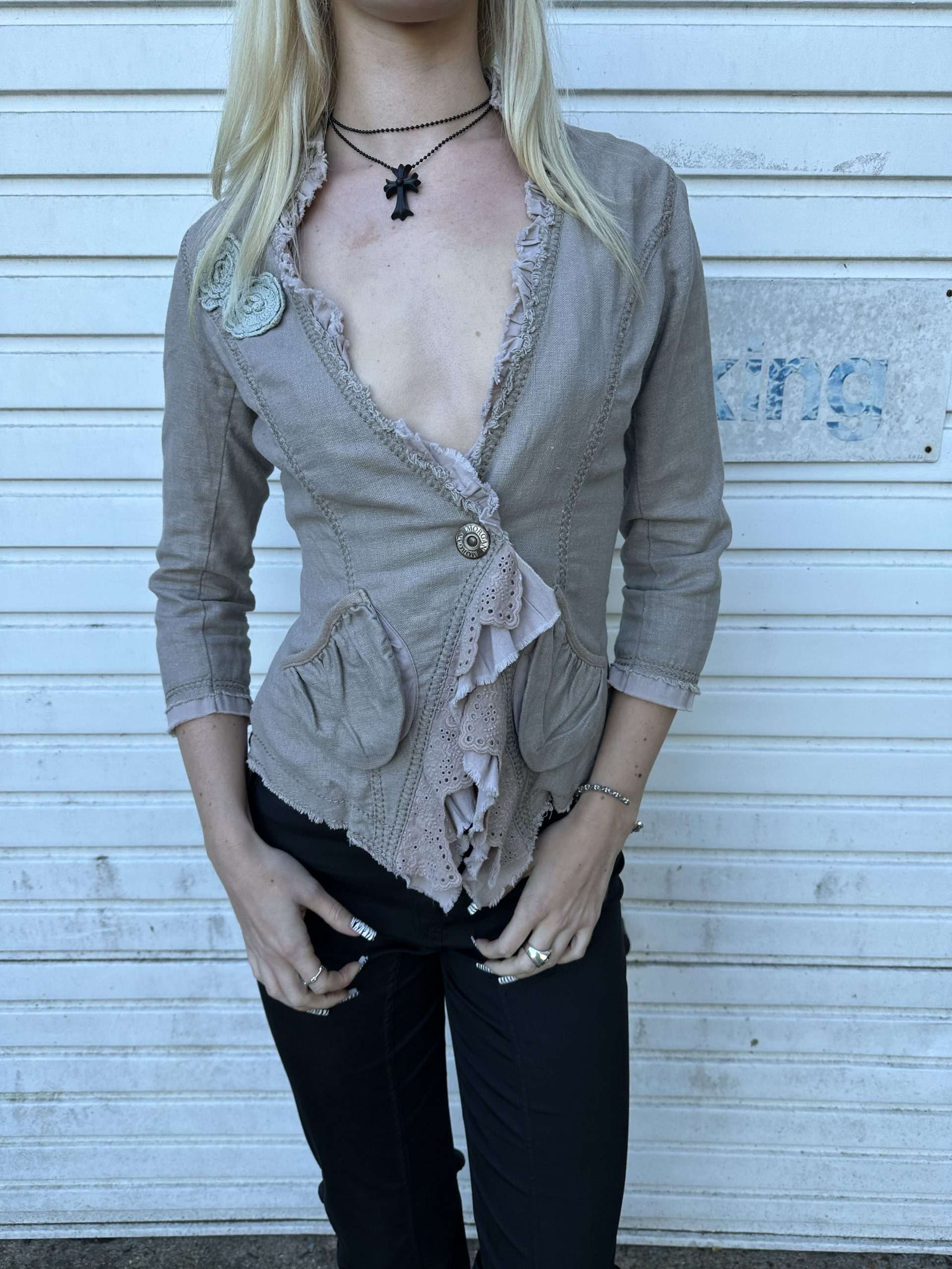 Vintage Morgan De Toi Romantic Gothic Jacket (XS)